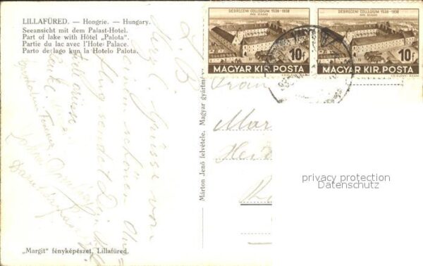 Lillafuered Seeansicht mit Palast Hotel – Bild 2