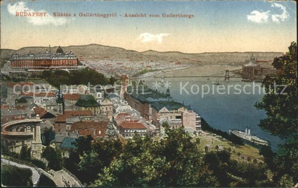 Budapest Blick vom Gellertberg