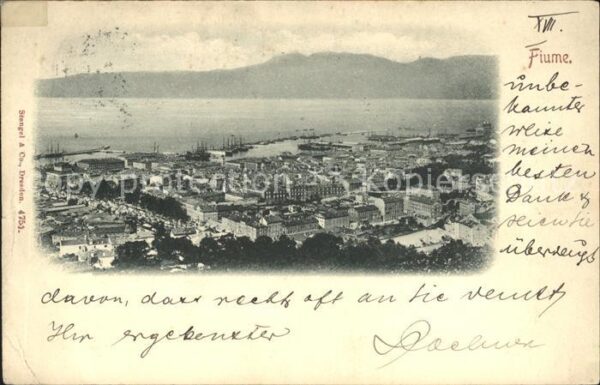 Fiume Rijeka Totalansicht