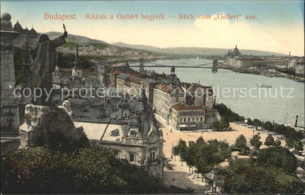 Budapest Blick vom Gellert