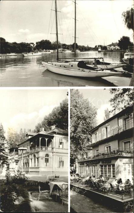 Siofok Bootshafen Hotel Terrasse