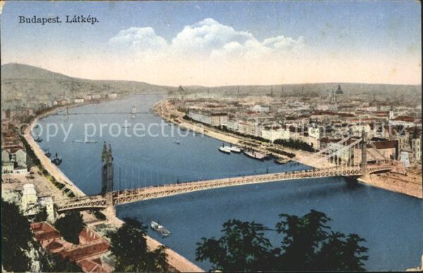 Budapest Totalansicht Brücke