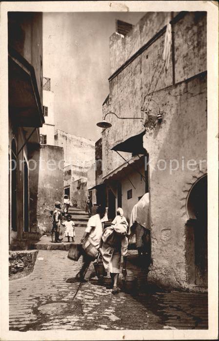 Tanger Tangier Tangiers Un rue de la Casbah