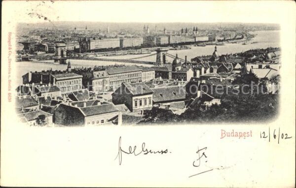 Budapest Fliegeraufnahme