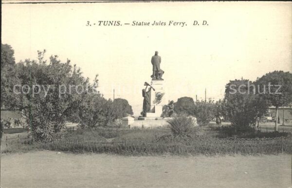 Tunis Statue Jules Ferry