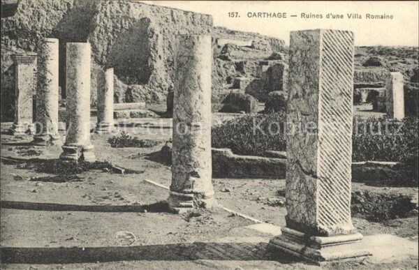 Carthage Karthago Ruines Villa Romaine