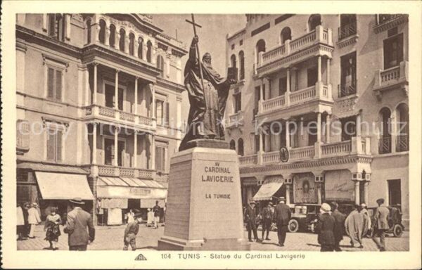 Tunis Statue Cardinal Lavigerie