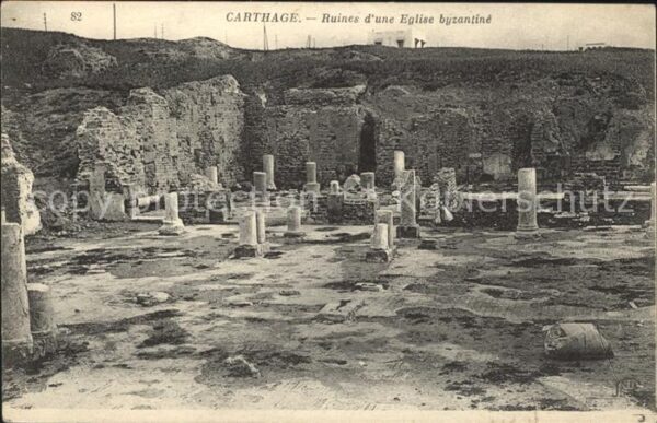Carthage Karthago Ruines Eglise byzantine
