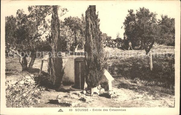 SOUSSE  Tunesie Entree des Catacombas