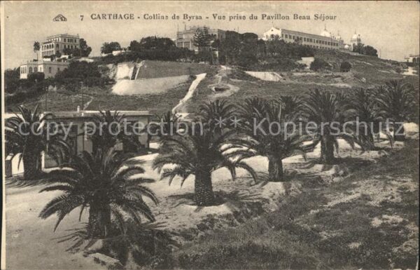 Carthage Karthago Colline de Byrsa Pavillon Beau Sejour