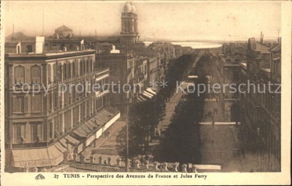 Tunis Avenues de France Jules Ferry