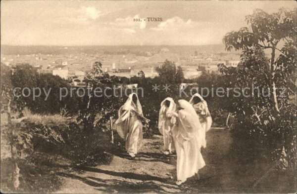 Tunis Frauen Burka