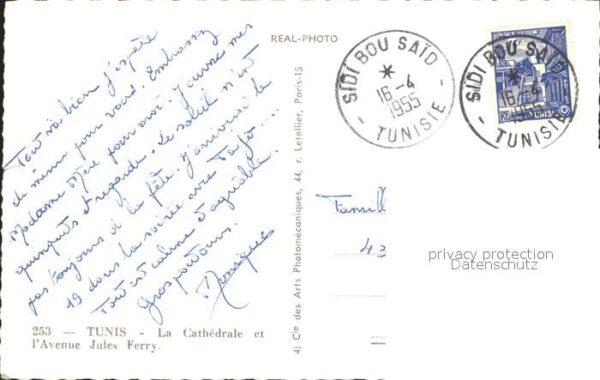 Tunis Cathedrale Avenue Jules Ferry – Bild 2