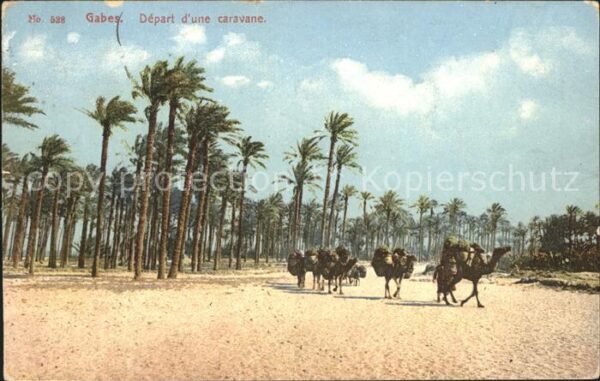 Gabes Depart d_une caravane