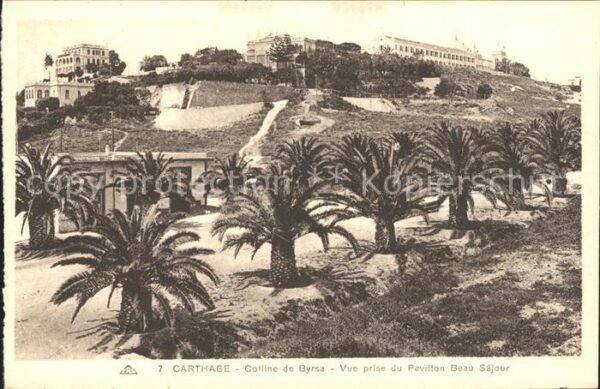 Carthage Karthago Colline de Byrsa Pavillon Beau Sejour