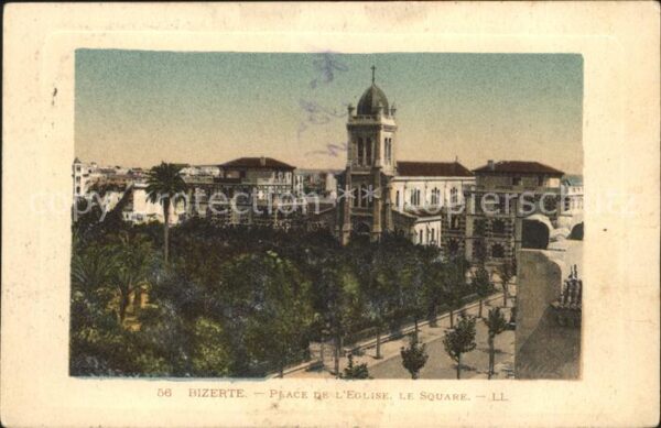 Bizerte Place de l'Eglise Square