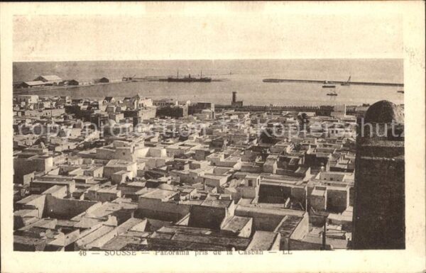SOUSSE  Tunesie Panorama pris de la Casbah