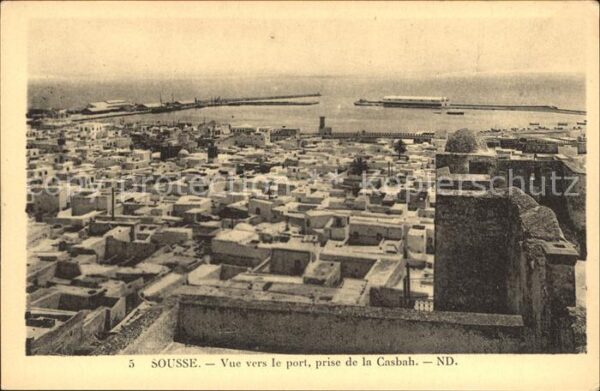 SOUSSE  Tunesie Port Prise de la Casbah