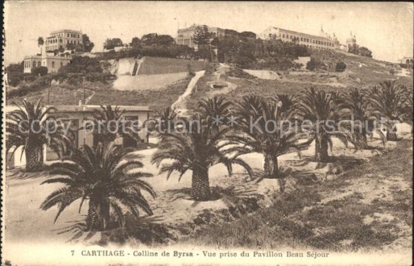 Carthage Karthago Colline de Byrsa Pavillon Beau Sejour