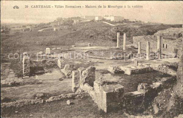 Carthage Karthago Villas Romaines Maison de la Mosaique