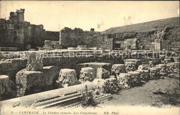 Carthage Karthago Theatre romain Chapiteaux