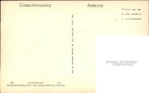 Kairouan Qairawan Grande Mosquee Galerie des Colonnes – Bild 2