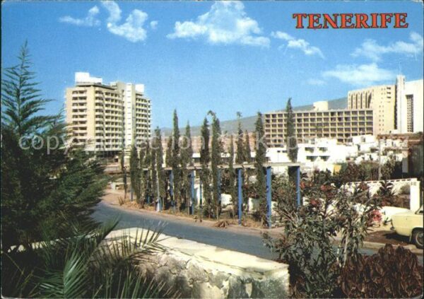 Tenerife Vista parcial Hoteles Playa de Las Amer