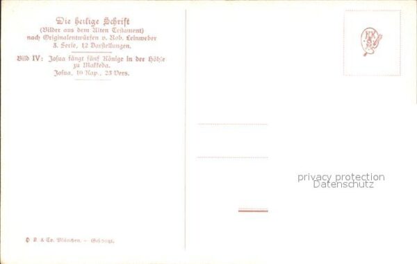 Leinweber R. Die heilige Schrift Bild IV Josua König – Bild 2
