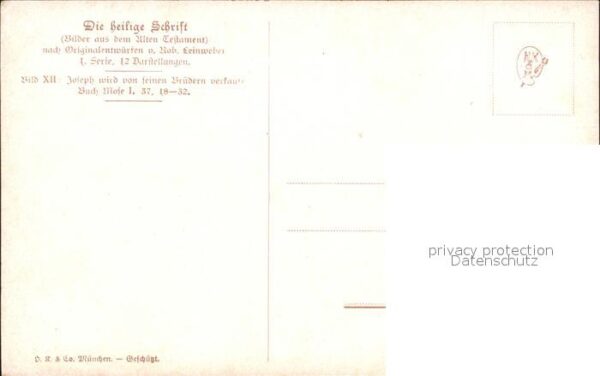 Leinweber R. Die heilige Schrift Bild XII Joseph Brü – Bild 2
