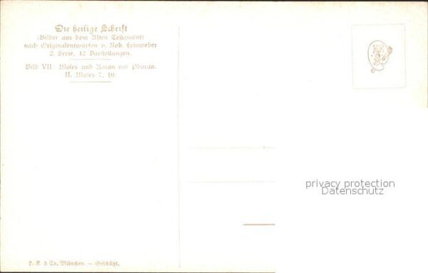 Leinweber R. Die heilige Schrift Bild VII Moses Aaro – Bild 2