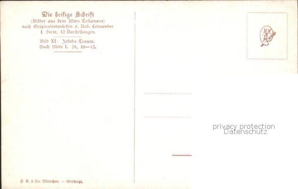 Leinweber R. Die heilige Schrift Bild XI Jakobs Trau – Bild 2