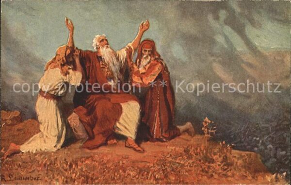 Leinweber R. Die heilige Schrift Bild X Moses Amalek