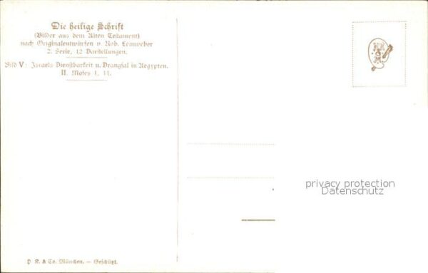Leinweber R. Die heilige Schrift Bild V Dienstbarkei – Bild 2