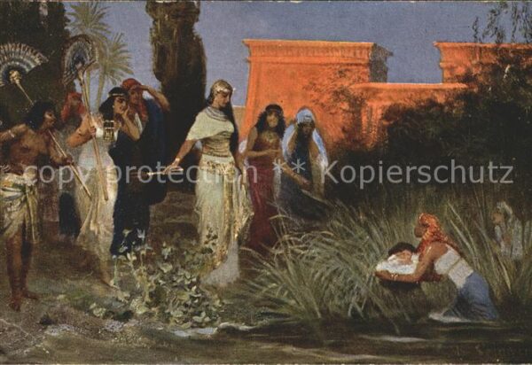 Leinweber R. Die heilige Schrift Bild VI Moses Auffi