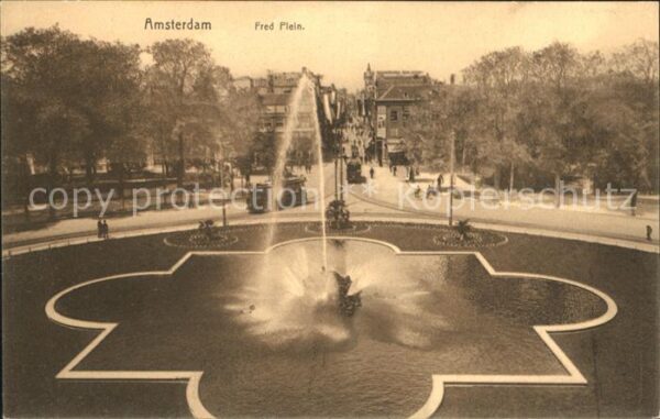 Strassenbahn Amsterdam Fred Plein