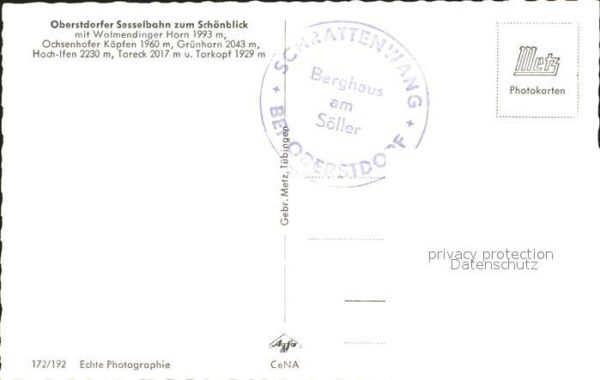 Sessellift Schönblick Oberstdorf Walmendinger Horn – Bild 2