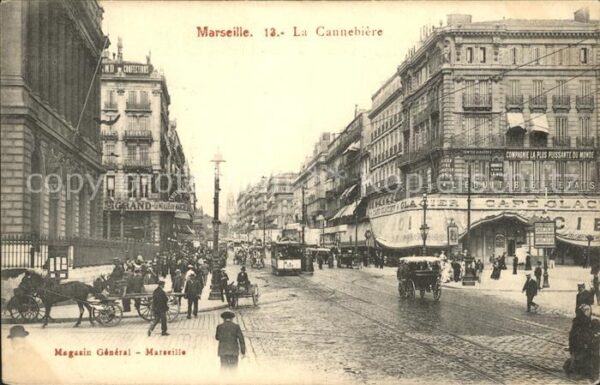 Strassenbahn Marseille La Cannebiere