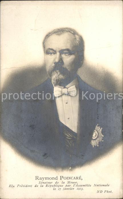 Politiker Raymond Poincare
