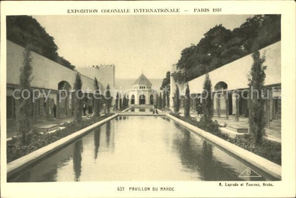 Exposition Coloniale Internationale Pari Pavillon du Maroc