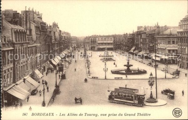 Strassenbahn Bordeaux Allees de Tourny Grand Theatre