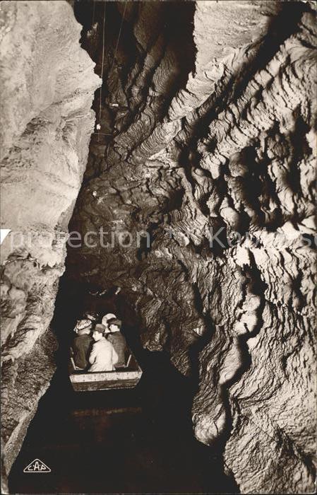 Hoehlen Caves Grottes Betharram Embarcadere de la Riviere