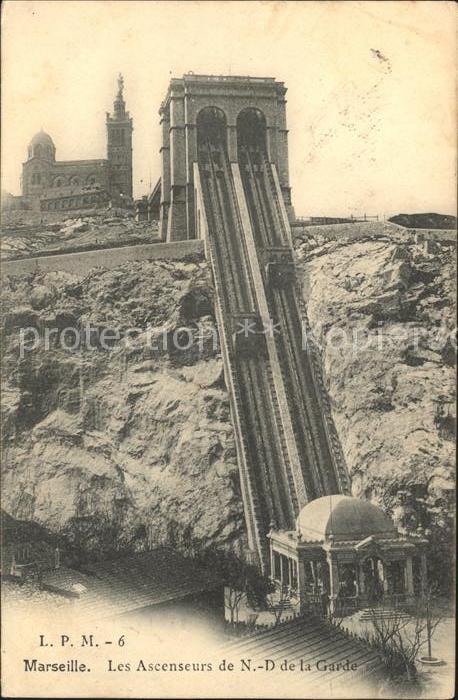 Zahnradbahn Marseille Ascenseurs Notre Dame de la G
