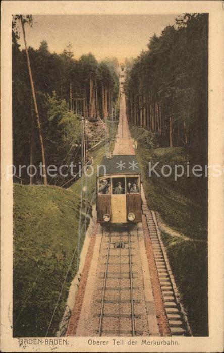Zahnradbahn Baden-Baden Merkurbahn