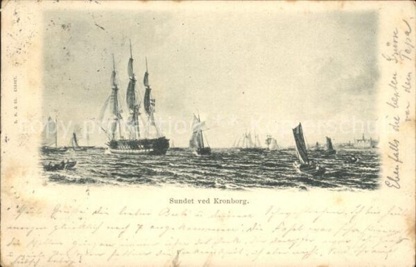 Segelschiffe Sundet ved Kronborg