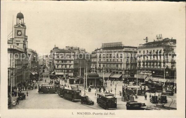Strassenbahn Madrid Puerta del Sol