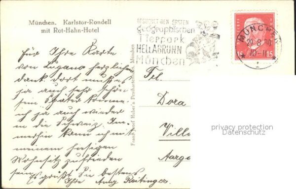 Strassenbahn München Karlstor-Rondell Rot-Hahn-Hotel – Bild 2