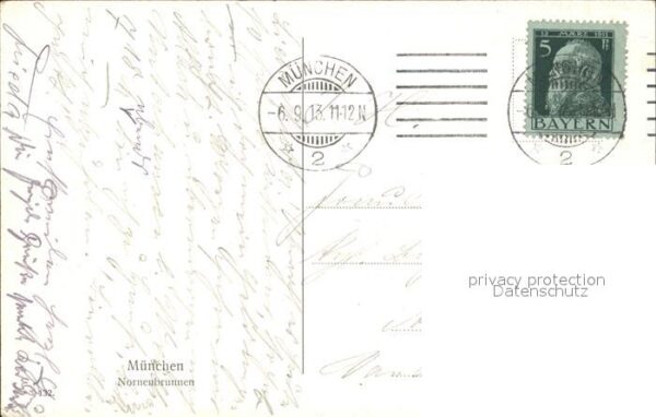 Kuenstlerkarte M. Herterich München Nornenbrunnen – Bild 2