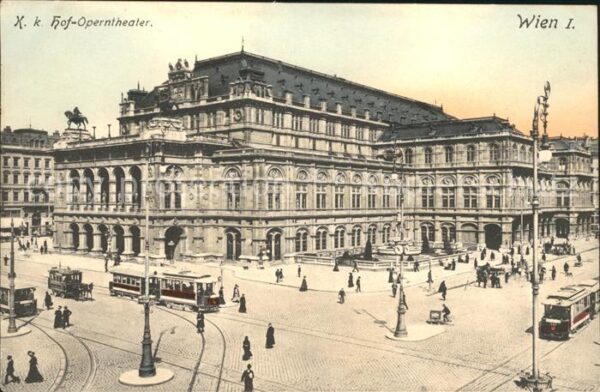 Strassenbahn Wien I. Hof-Operntheater