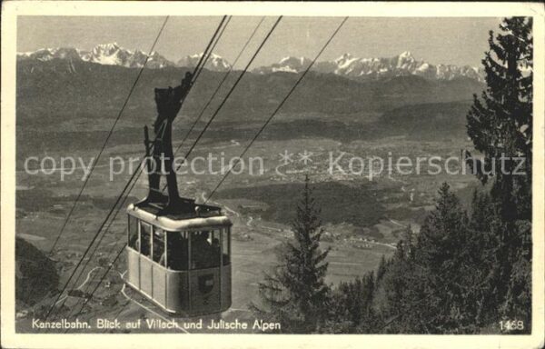 Seilbahn Kanzel Villach Julische Alpen