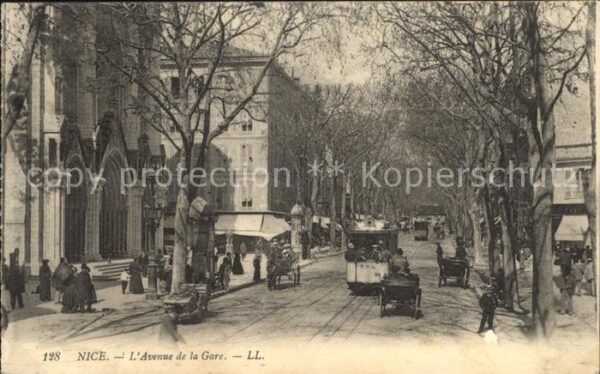 Strassenbahn Nice Avenue de la Gare